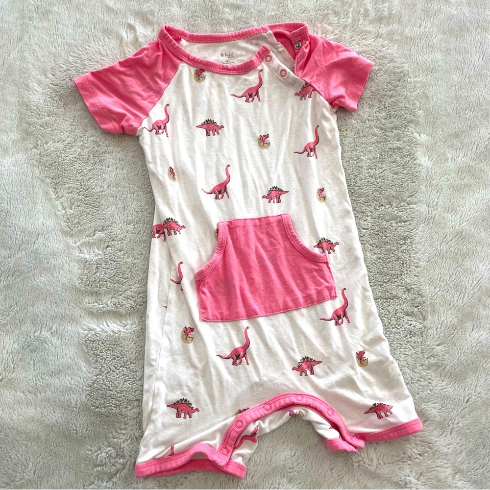 MAKE OFFER: Kyte BABY Rose Jurassic Onesie